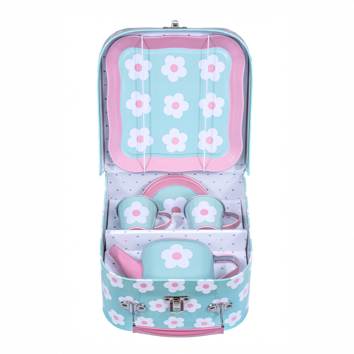 Tea Set for 2, Pastels
