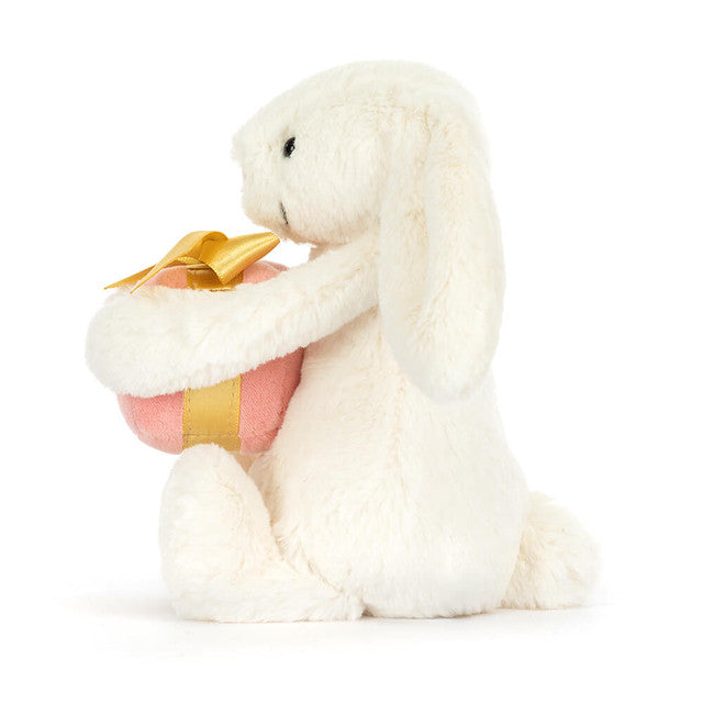 Side-JLC-137 Bashful Bunny with Present