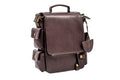 TINNAKEENLY Soft Irish Brown Leather Utility Bag