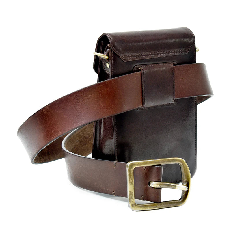 TIN-119-Phone-Pocket-Pouch-Brown-Back-View