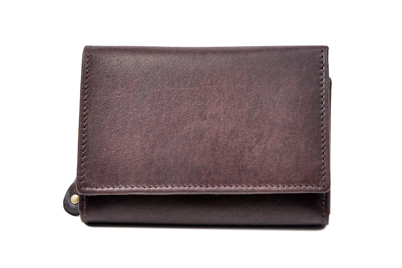 TINNAKEENLY Ladies Purse Dark Brown