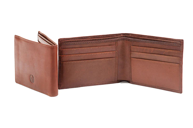 TINNAKEENLY-Gents-Cognac-Leather-Hip-Wallet