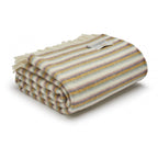 Stripe Sunset Throw, 100% Wool