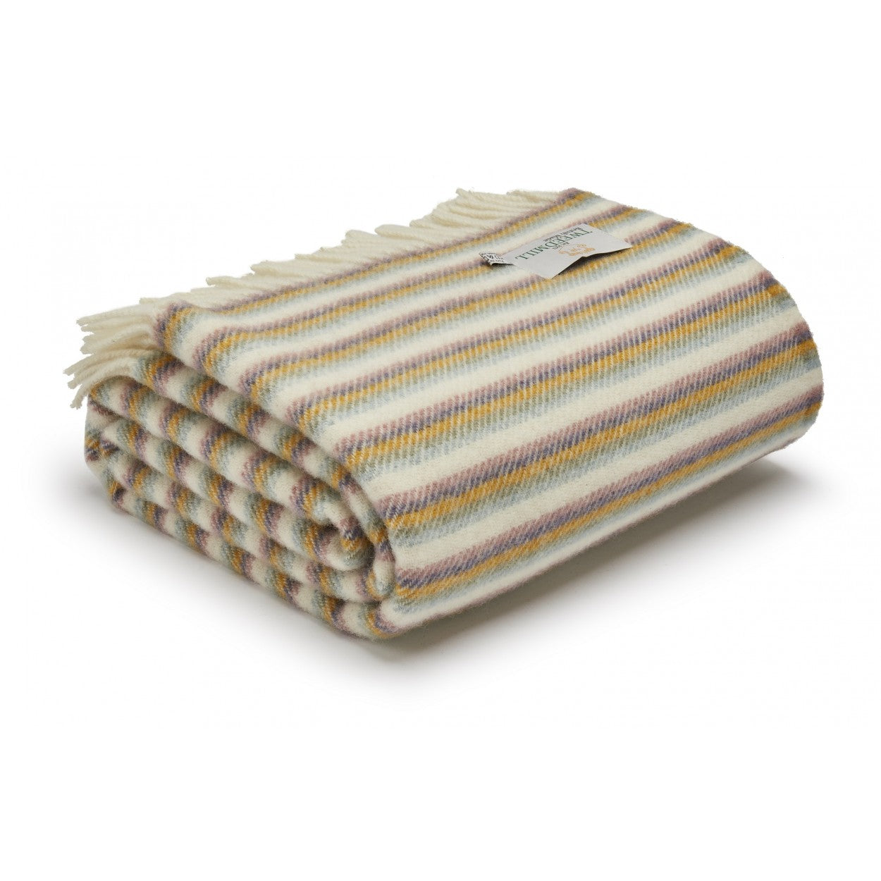 Stripe Sunset Throw, 100% Wool