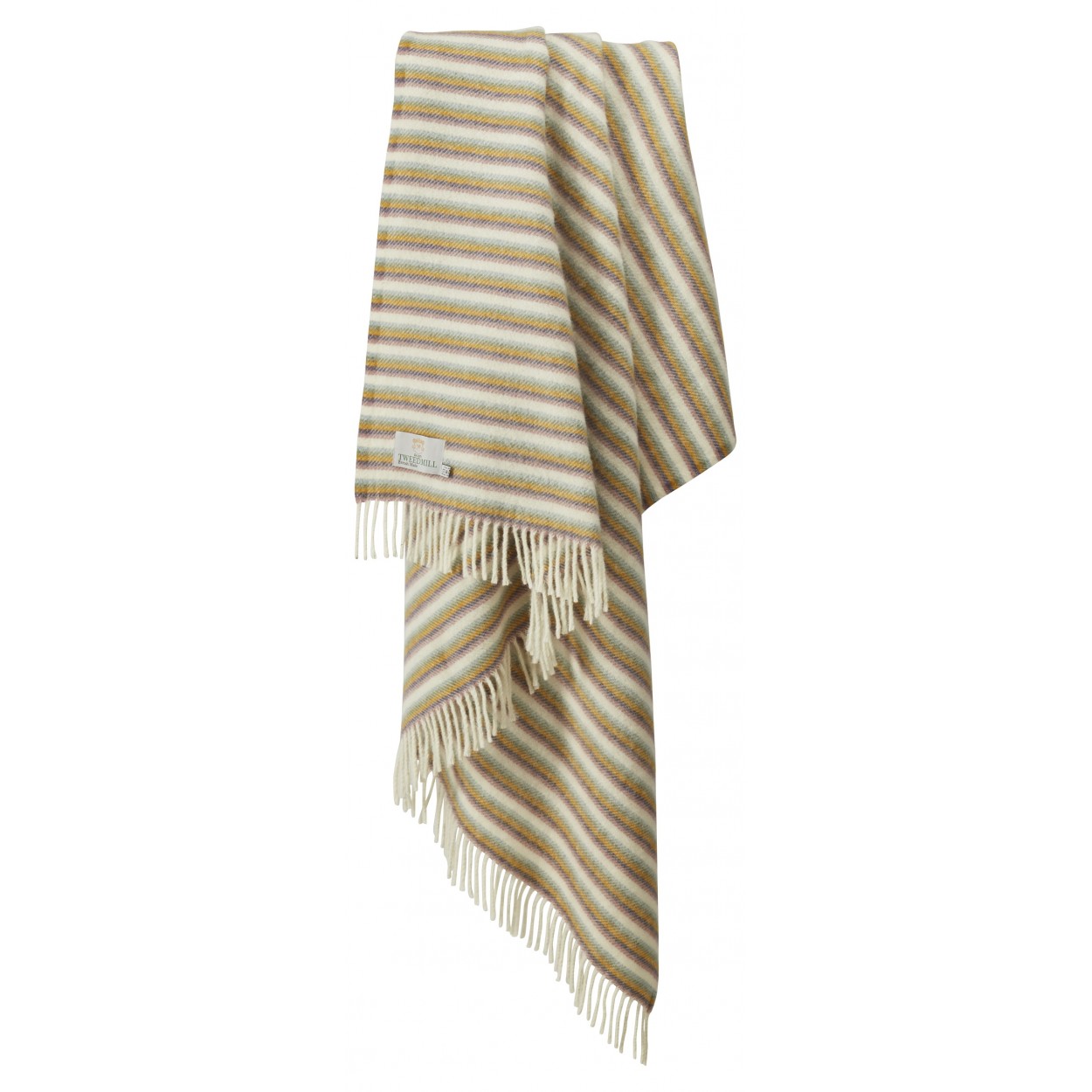 Stripe Sunset Throw, 100% Wool
