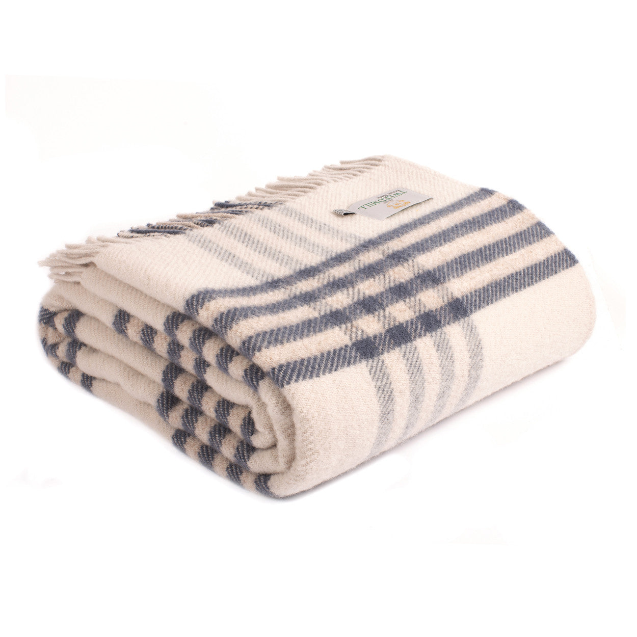 TWM-115 Hex Check Blue Slate Throw