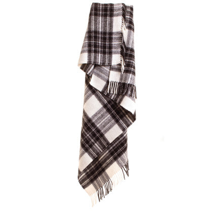 Tartan Black Dress Stewart Throw