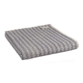 Cotton Herringbone Navy with Cream Throw