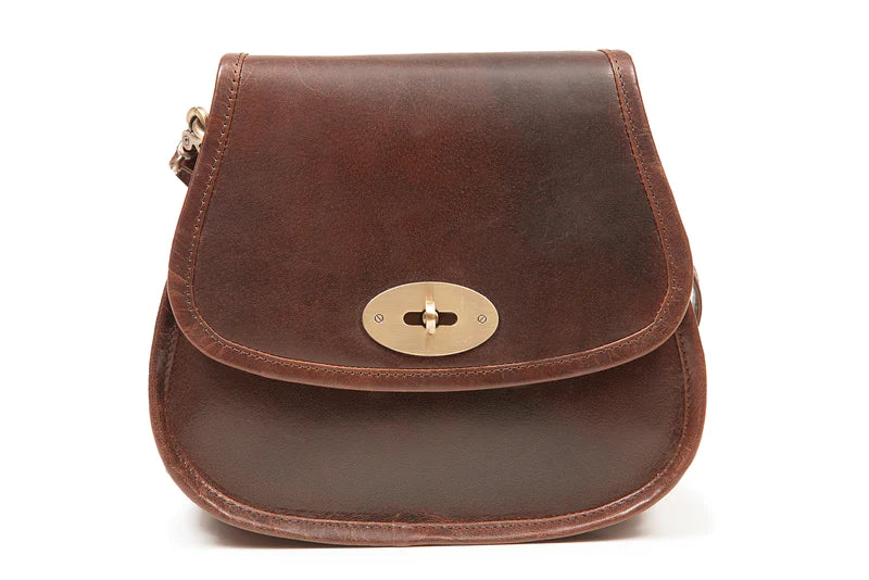 TINNAKEENLY Leather Glynn Bag, Brown