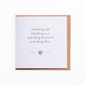 Wedding, Something blue