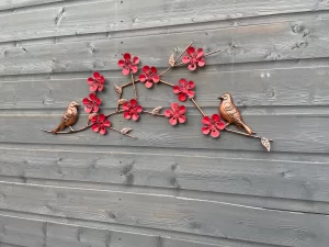 Poppy and Bird Wall Art