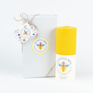 Beeswax Candle Large in Giftbox