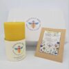 Beeswax Candle & Flower Seed Gift Set