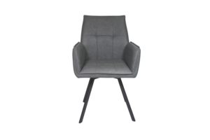 Darcie Swivel Dining Chair (Grey) (Set of 2)
