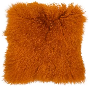 Mongolian Orange Cushion
