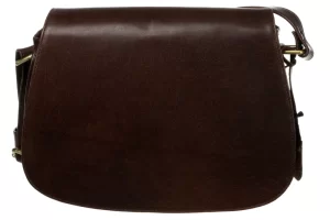 Saddle Bag, Brown leather