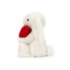 Jellycat Bashful Red Love Heart Bunny Little - Image 2