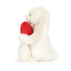 Jellycat, Bashful Red Love Heart Bunny Original - Image 2