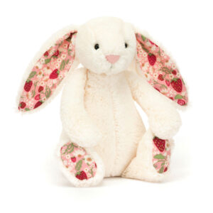 Blossom Cream Bunny, Berry, Small