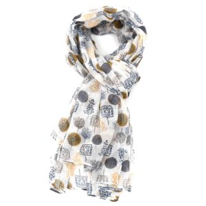 Woods Scarf, White