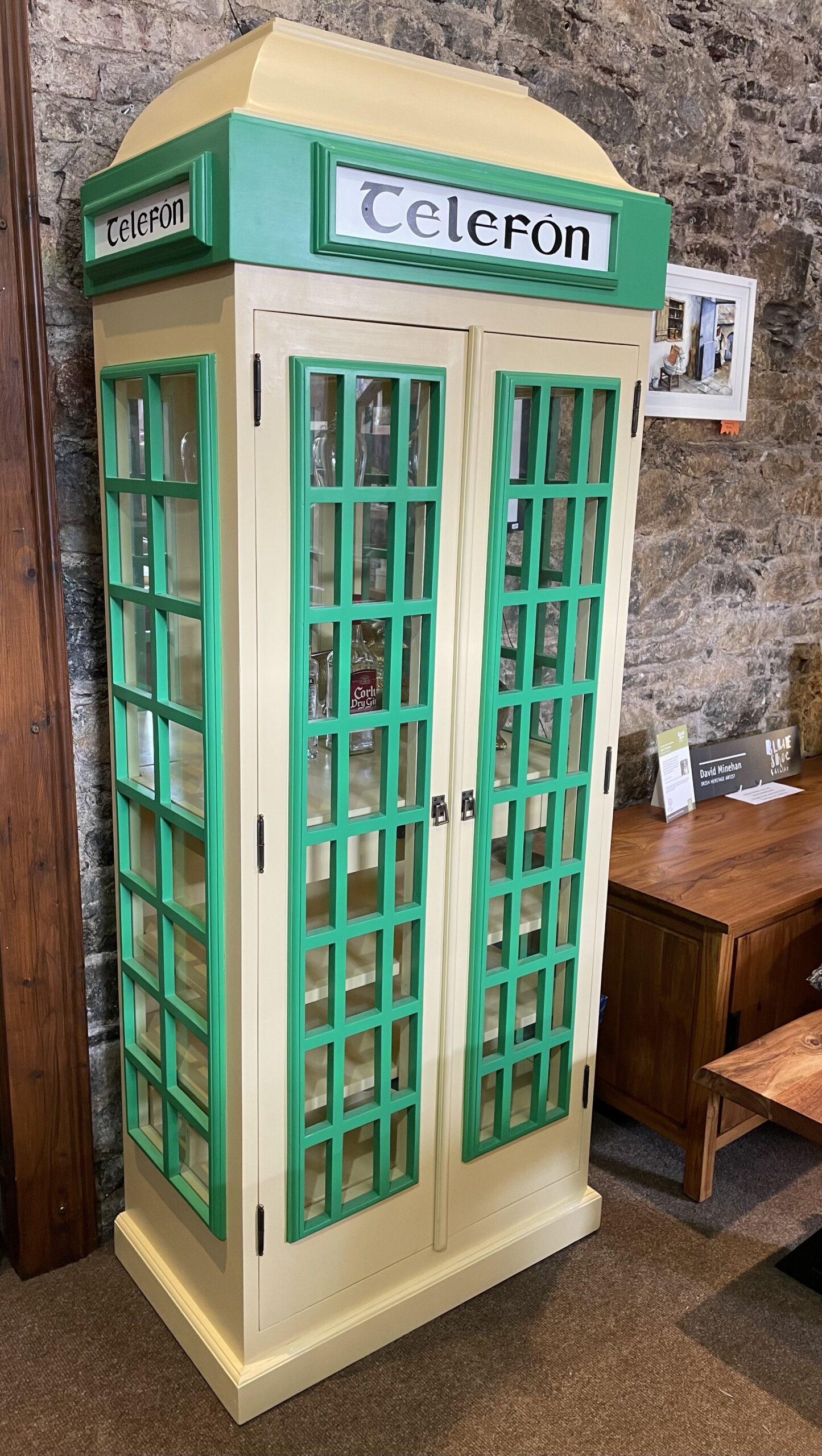  Telephone P & T, Bar Cabinet, 2 Door