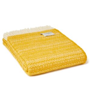 Fair Isle Mustard Throw